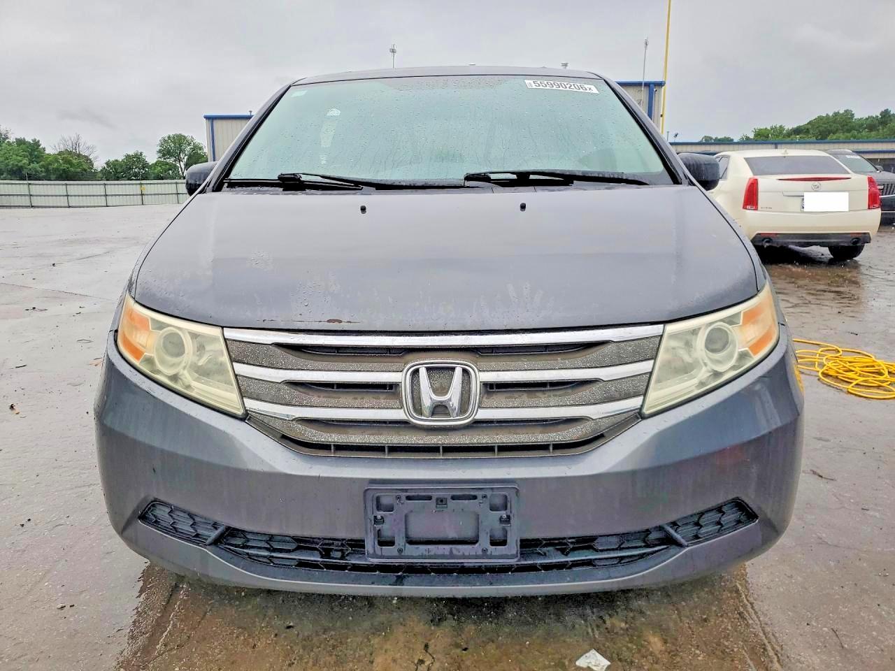 2013 Honda Odyssey Exl Gray vin: 5FNRL5H65DB041073