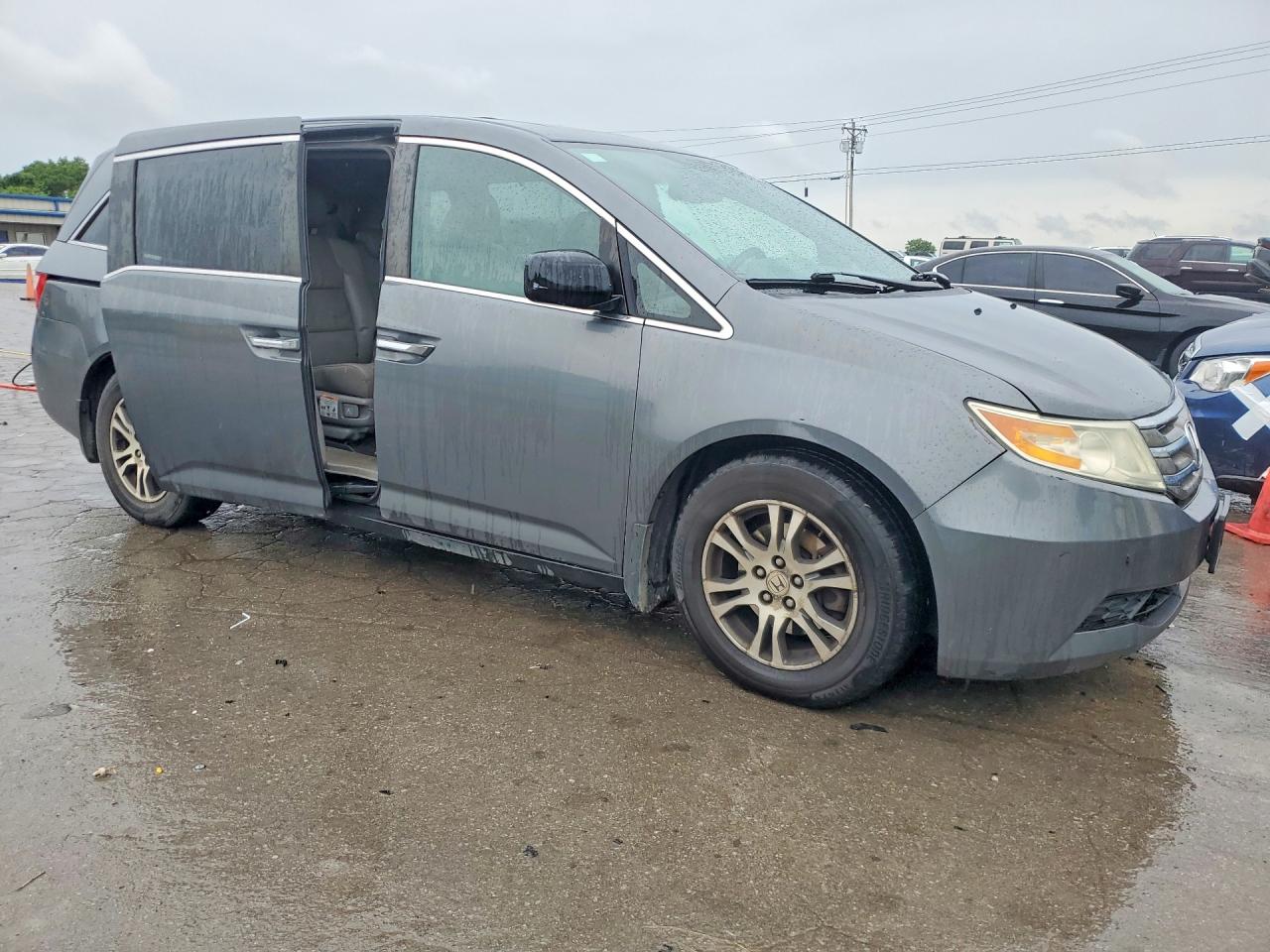 2013 Honda Odyssey Exl Gray vin: 5FNRL5H65DB041073