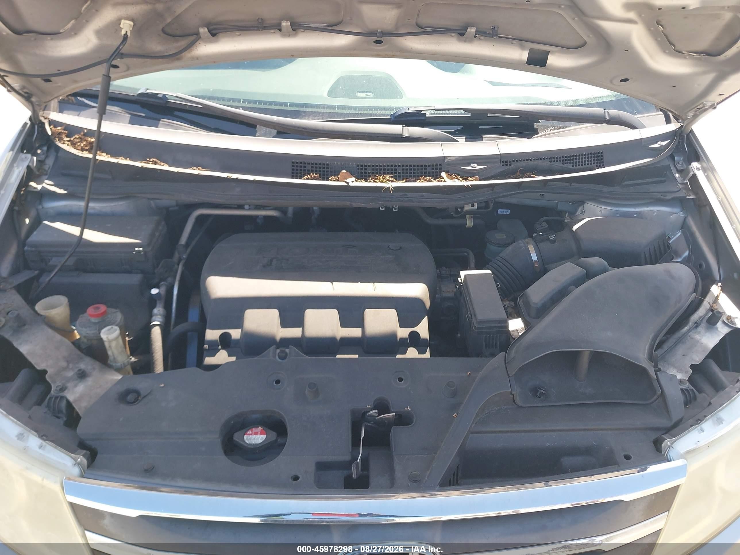 2013 Honda Odyssey Ex-l Silver vin: 5FNRL5H65DB041543