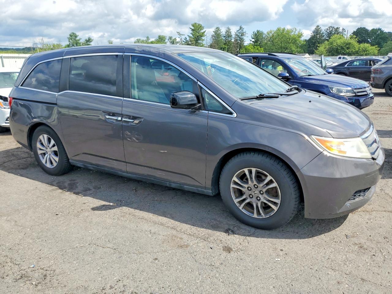 2013 Honda Odyssey Exl Угольный vin: 5FNRL5H65DB043549