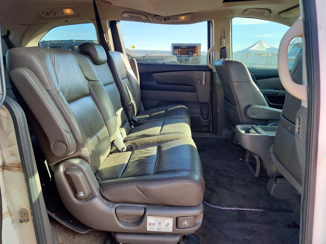 2013 Honda Odyssey Exl Белый vin: 5FNRL5H65DB053952