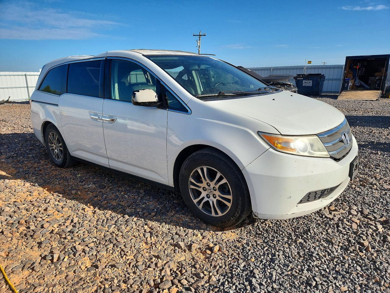 2013 Honda Odyssey Exl Белый vin: 5FNRL5H65DB053952
