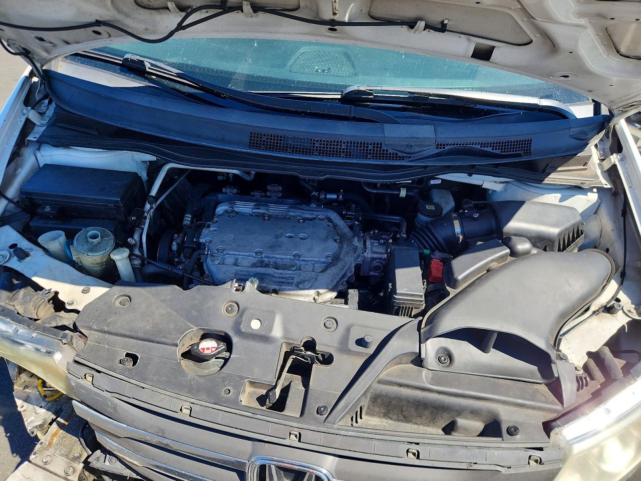 2013 Honda Odyssey Exl White vin: 5FNRL5H65DB059847