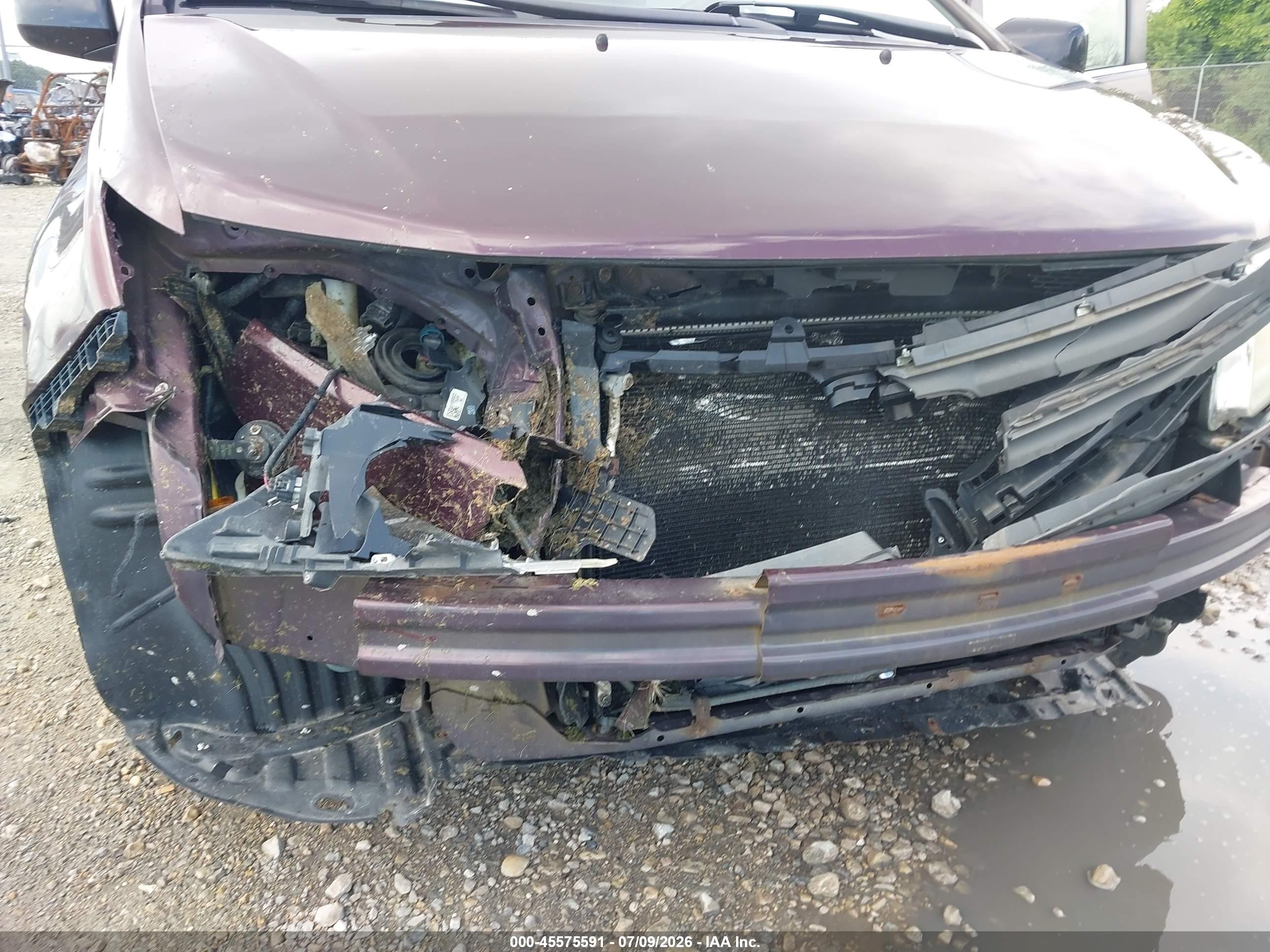 2013 Honda Odyssey Ex-l Burgundy vin: 5FNRL5H65DB082884