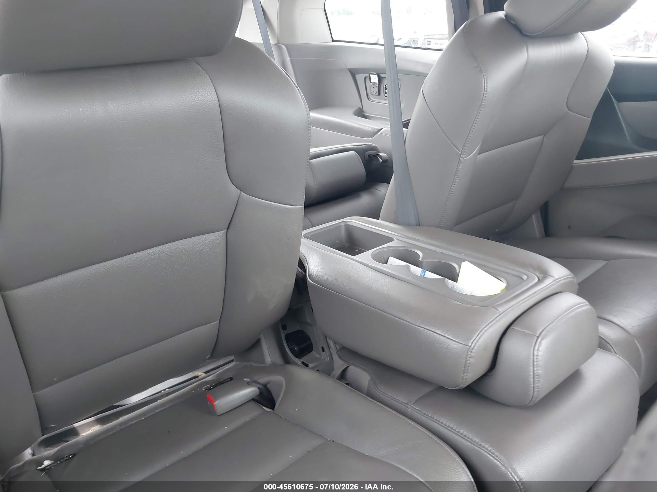 2014 Honda Odyssey Ex-l Gray vin: 5FNRL5H65EB020533