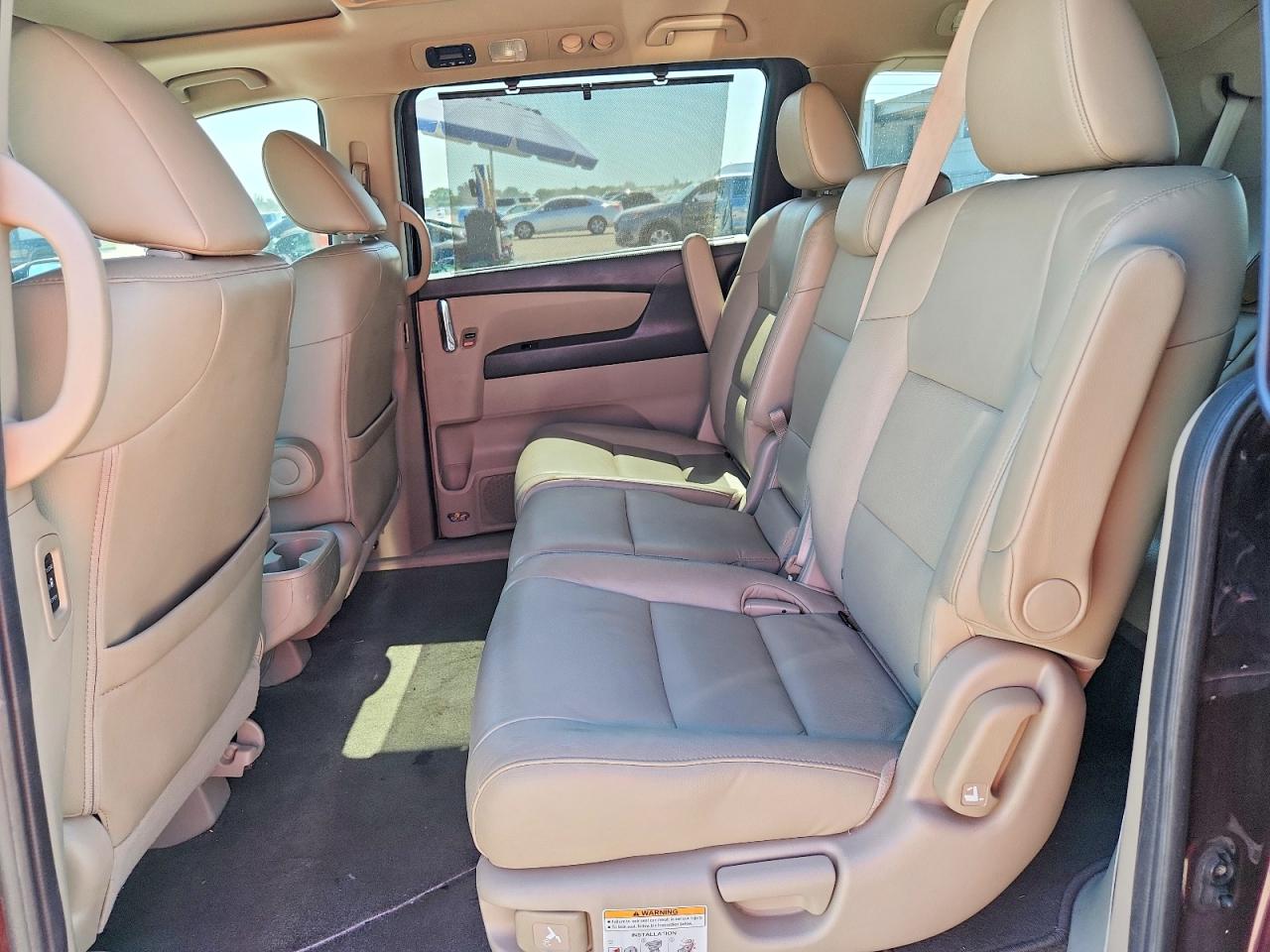 2014 Honda Odyssey Exl Burgundy vin: 5FNRL5H65EB023478