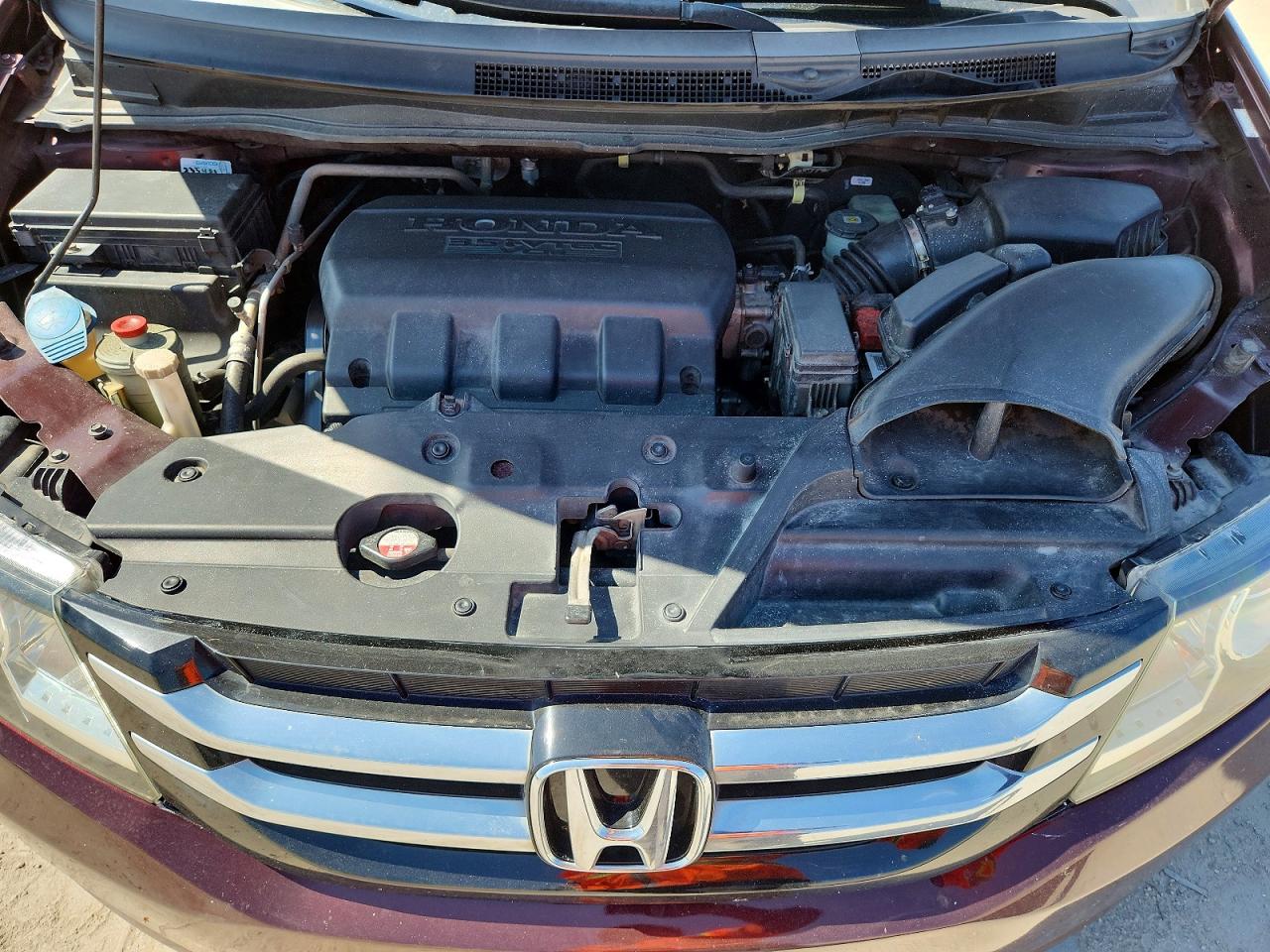 2014 Honda Odyssey Exl Burgundy vin: 5FNRL5H65EB023478