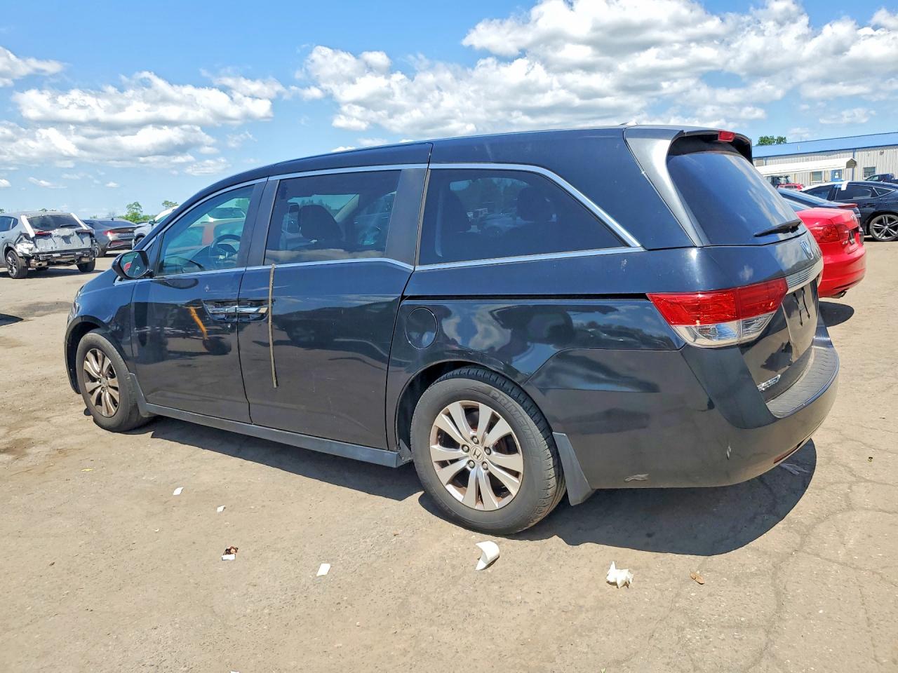 2014 Honda Odyssey Exl Black vin: 5FNRL5H65EB024159