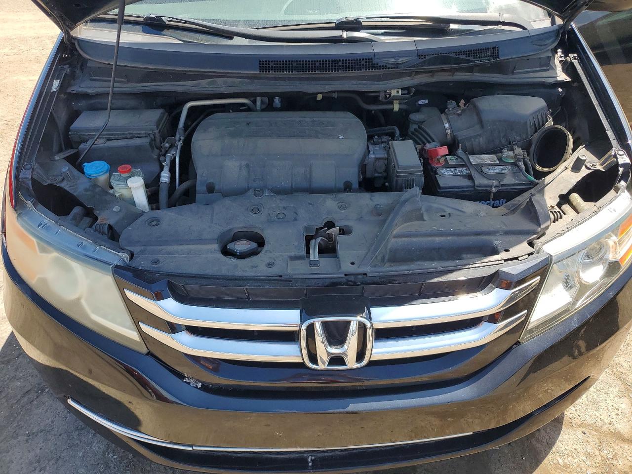 2014 Honda Odyssey Exl Black vin: 5FNRL5H65EB024159