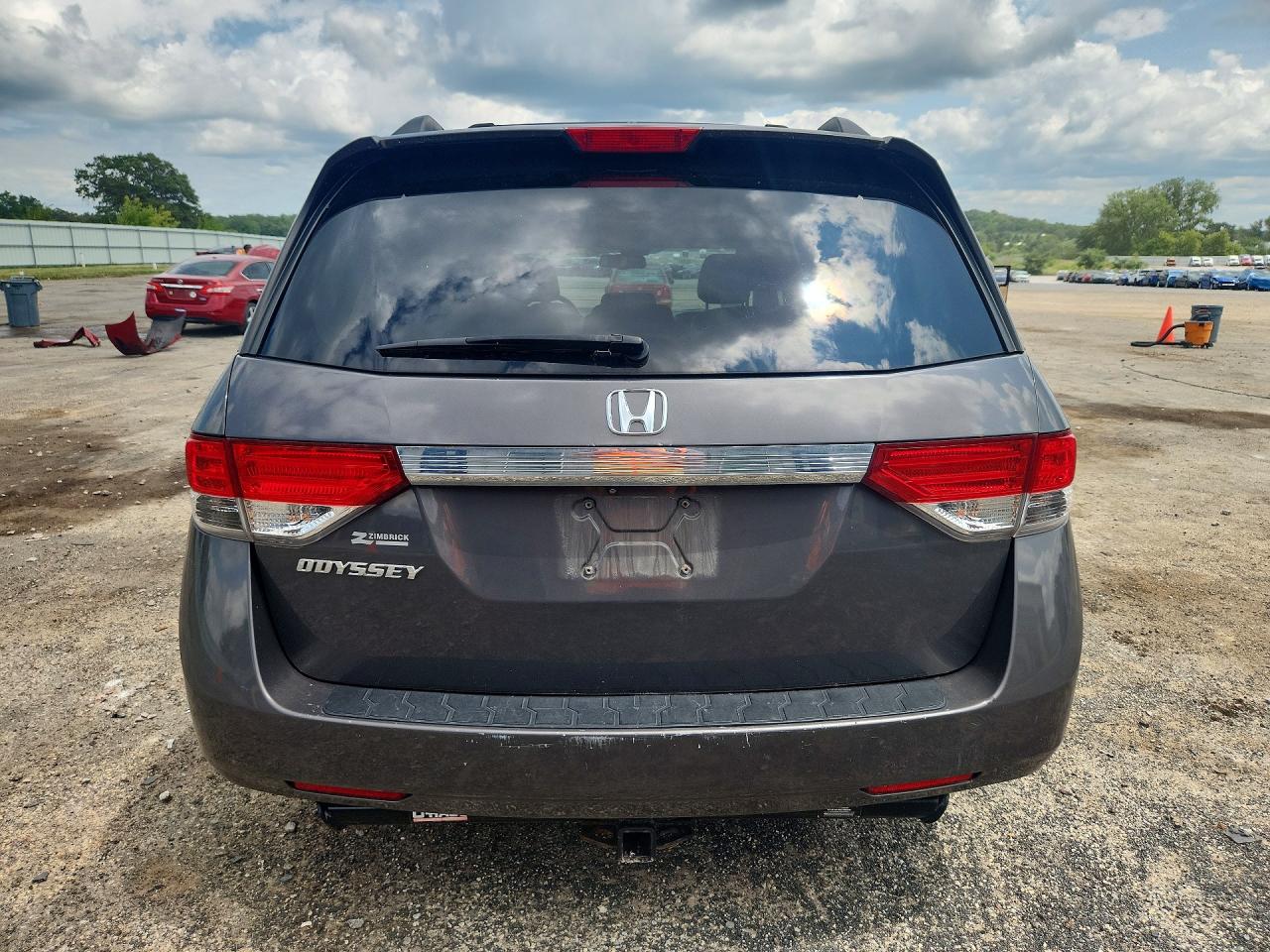 2014 Honda Odyssey Exl Gray vin: 5FNRL5H65EB031077