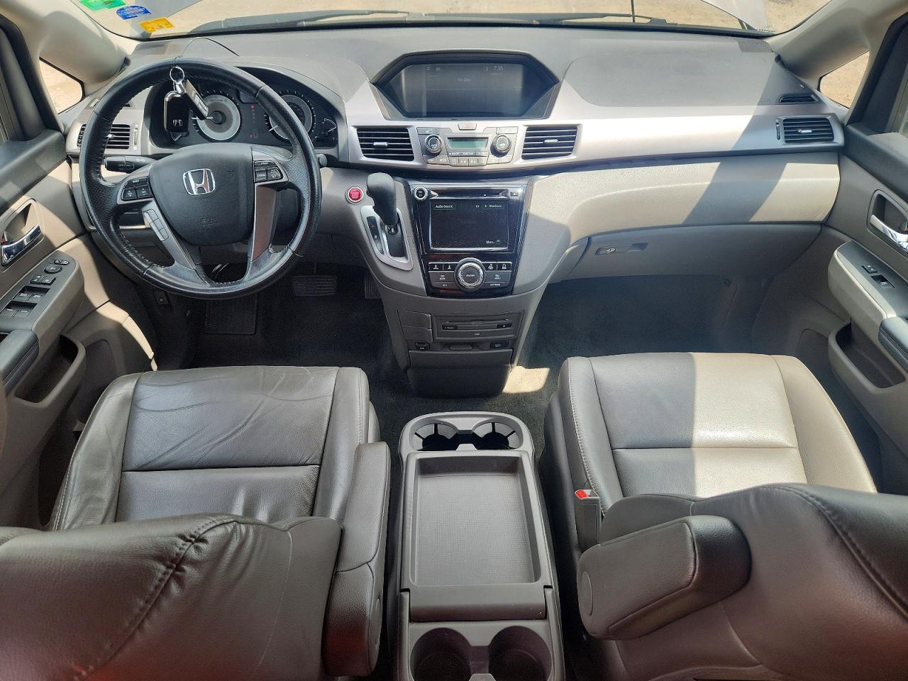 2014 Honda Odyssey Exl Gray vin: 5FNRL5H65EB031077
