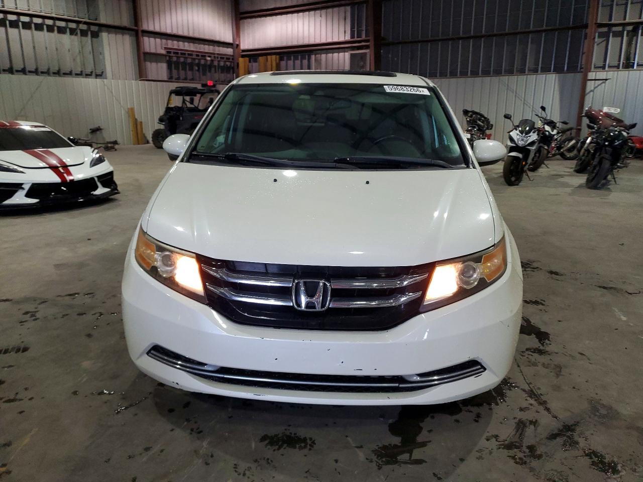 2014 Honda Odyssey Exl Белый vin: 5FNRL5H65EB033721