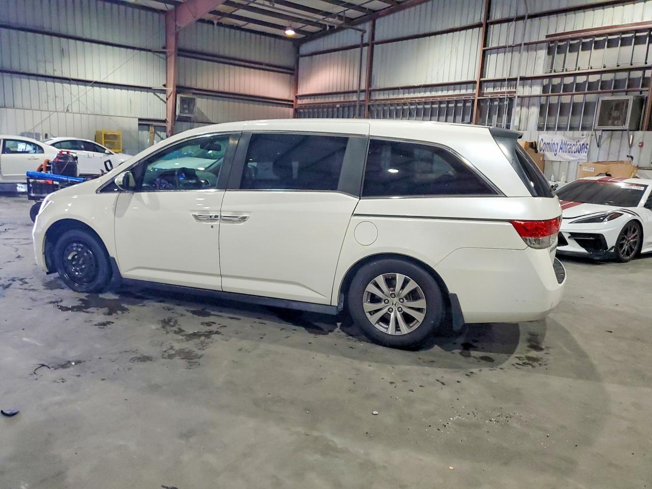 2014 Honda Odyssey Exl Белый vin: 5FNRL5H65EB033721