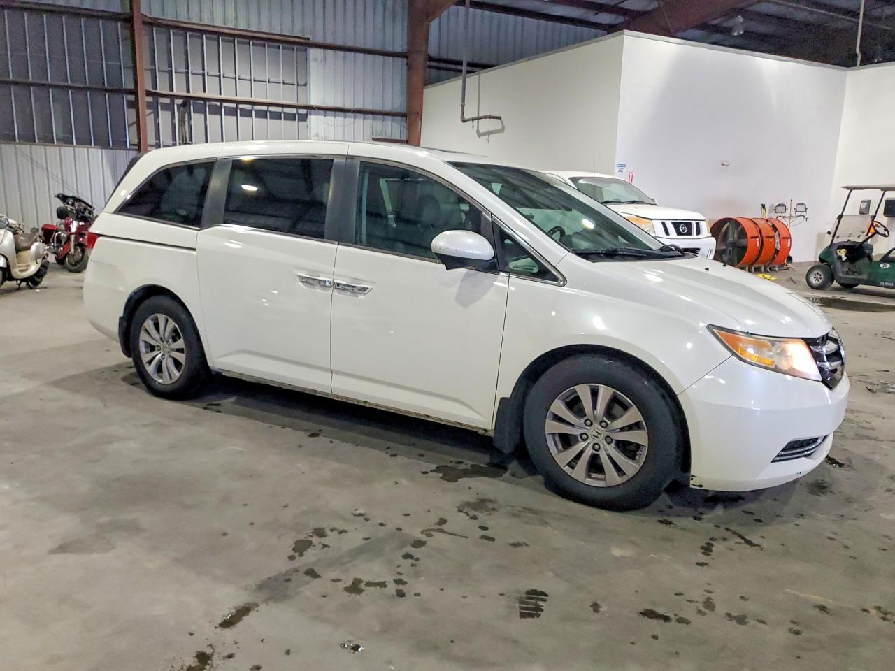 2014 Honda Odyssey Exl Белый vin: 5FNRL5H65EB033721