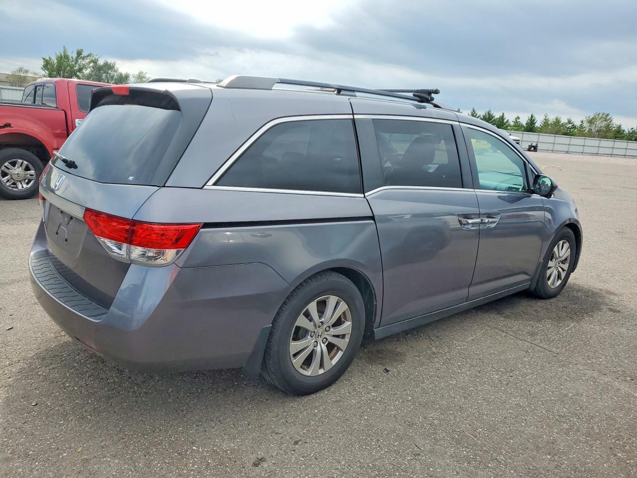 2014 Honda Odyssey Exl Gray vin: 5FNRL5H65EB068601