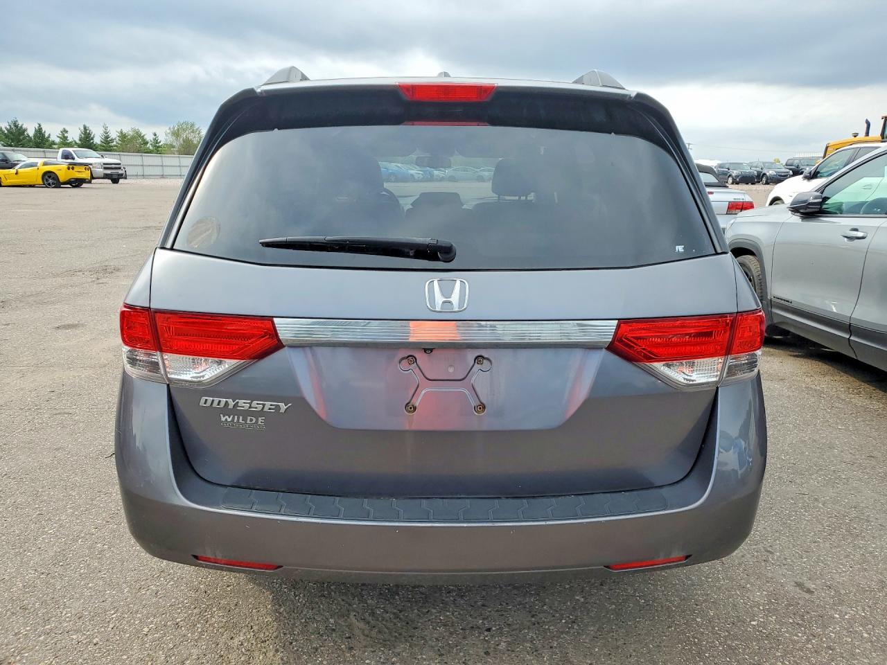 2014 Honda Odyssey Exl Gray vin: 5FNRL5H65EB068601