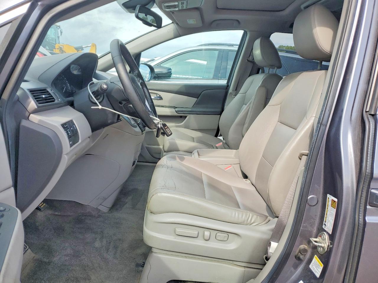 2014 Honda Odyssey Exl Gray vin: 5FNRL5H65EB068601