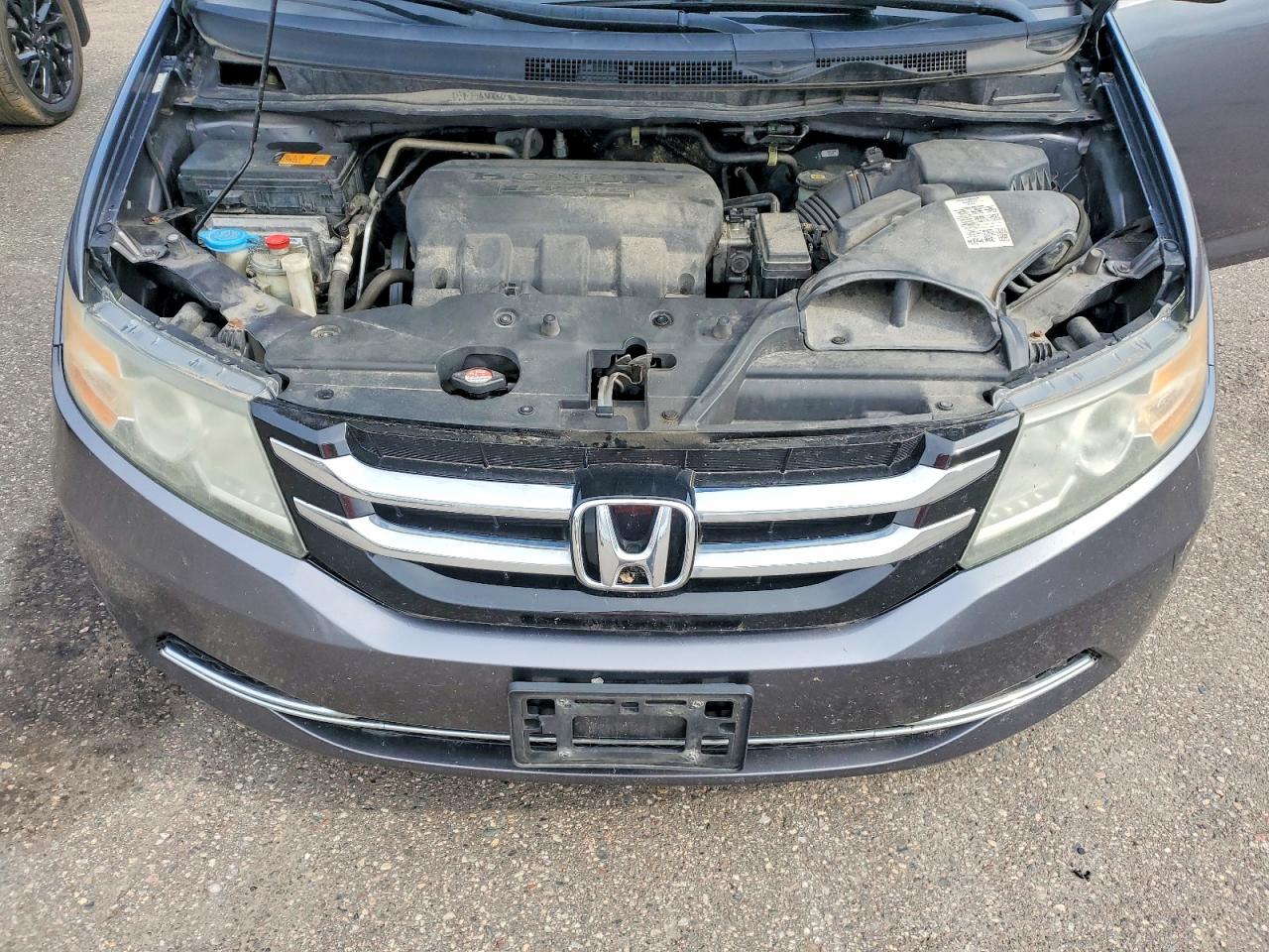 2014 Honda Odyssey Exl Gray vin: 5FNRL5H65EB068601