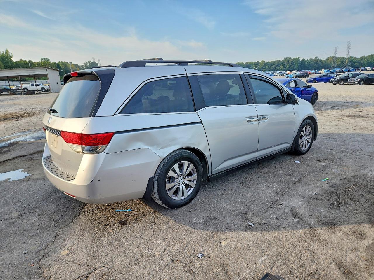 2014 Honda Odyssey Exl Серебряный vin: 5FNRL5H65EB069795
