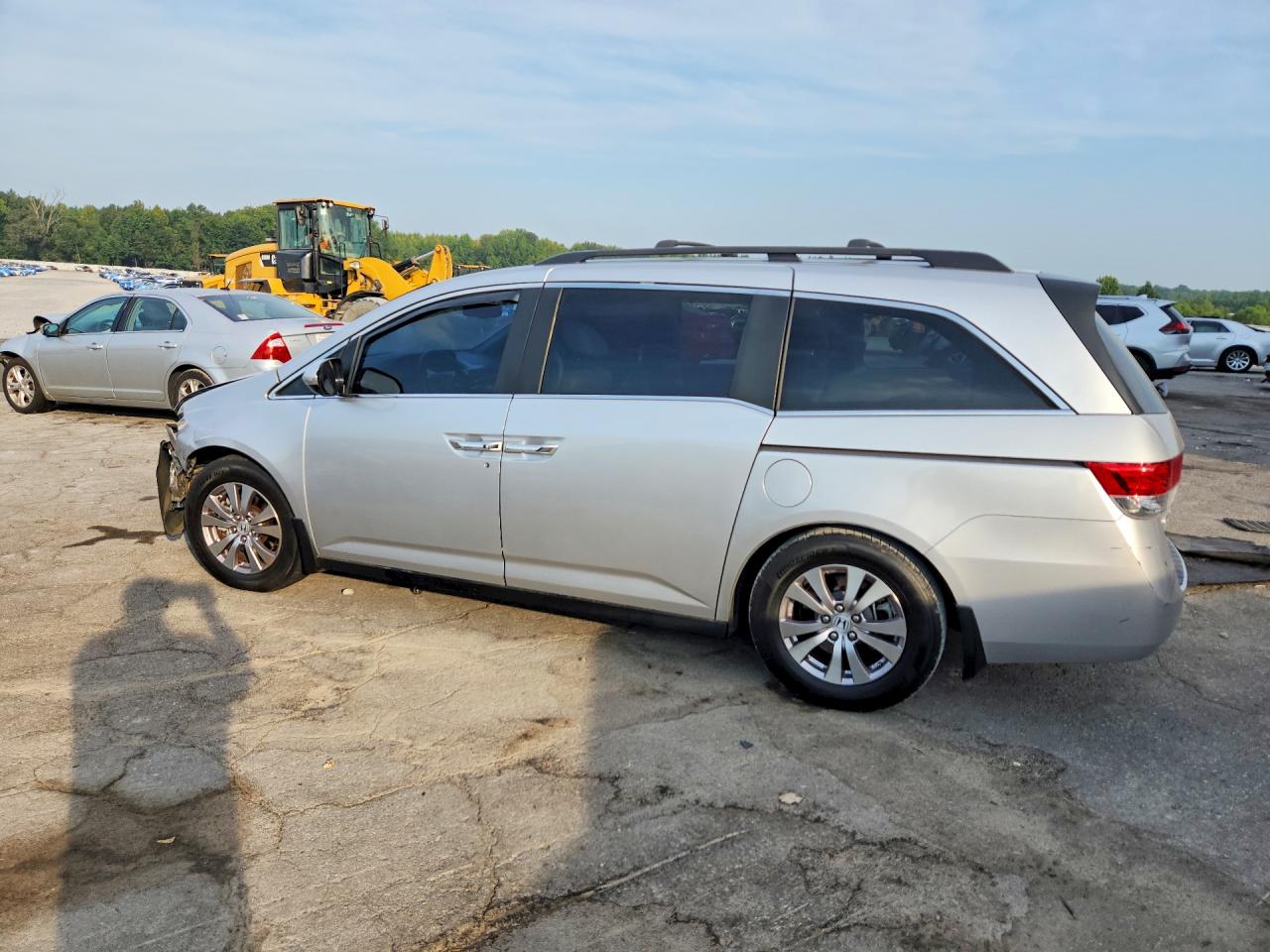 2014 Honda Odyssey Exl Серебряный vin: 5FNRL5H65EB069795