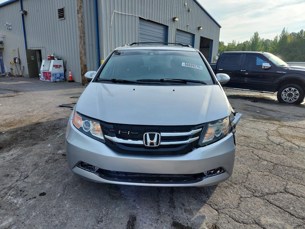 2014 Honda Odyssey Exl Серебряный vin: 5FNRL5H65EB069795