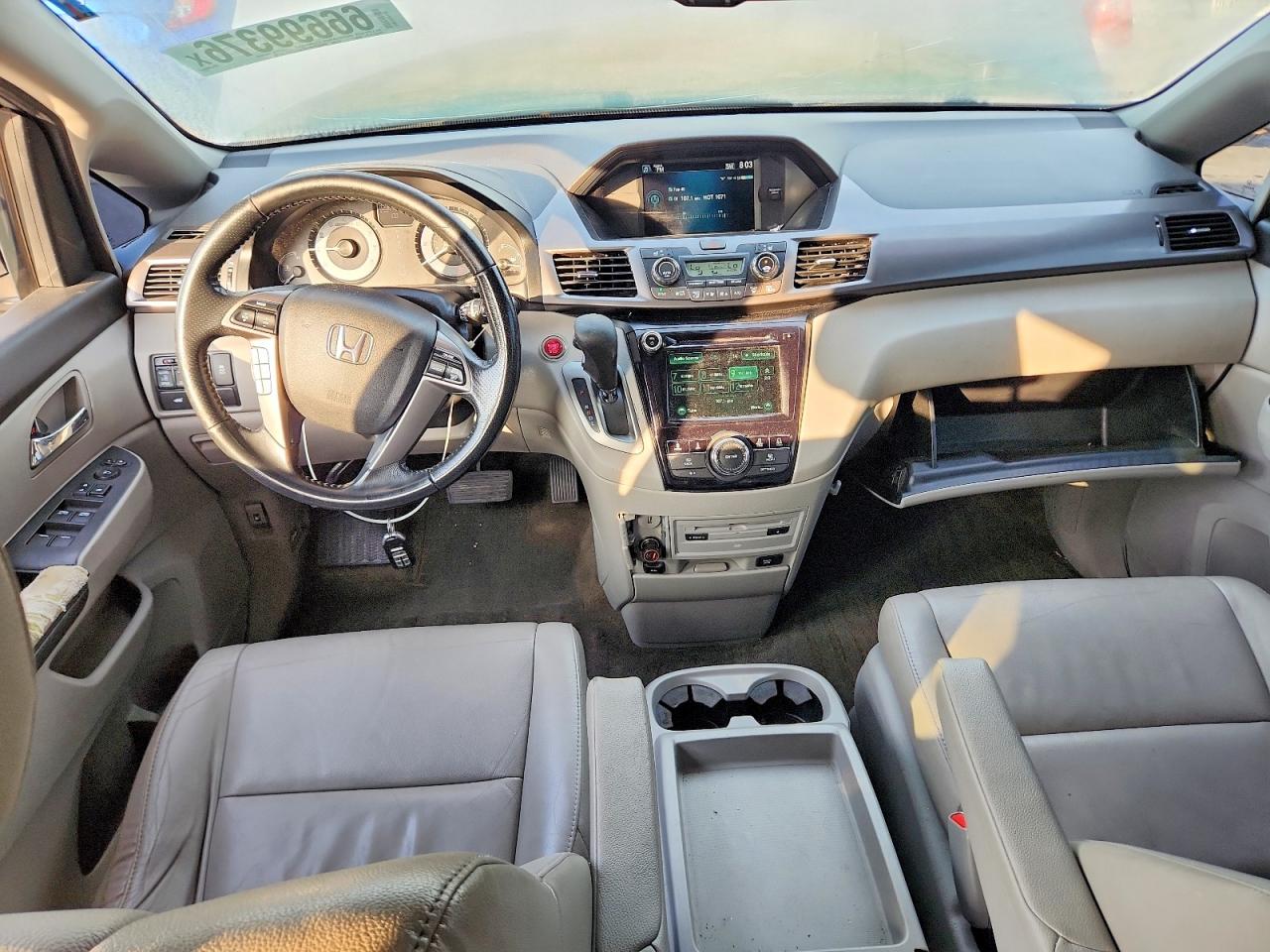 2014 Honda Odyssey Exl Серебряный vin: 5FNRL5H65EB069795