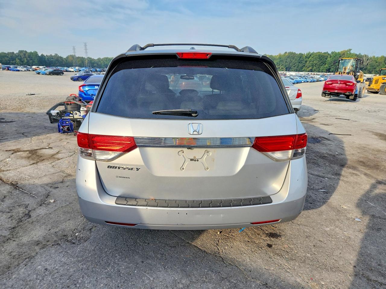 2014 Honda Odyssey Exl Серебряный vin: 5FNRL5H65EB069795
