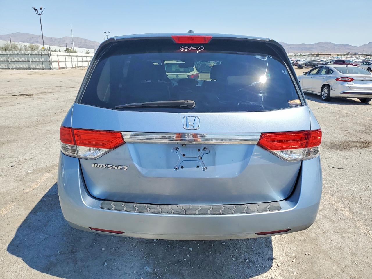 2014 Honda Odyssey Exl Blue vin: 5FNRL5H65EB070882