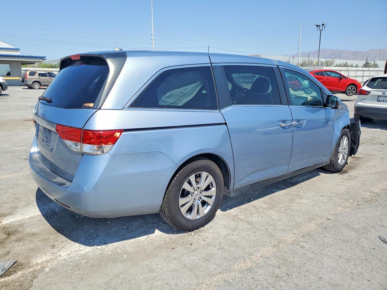 2014 Honda Odyssey Exl Blue vin: 5FNRL5H65EB070882