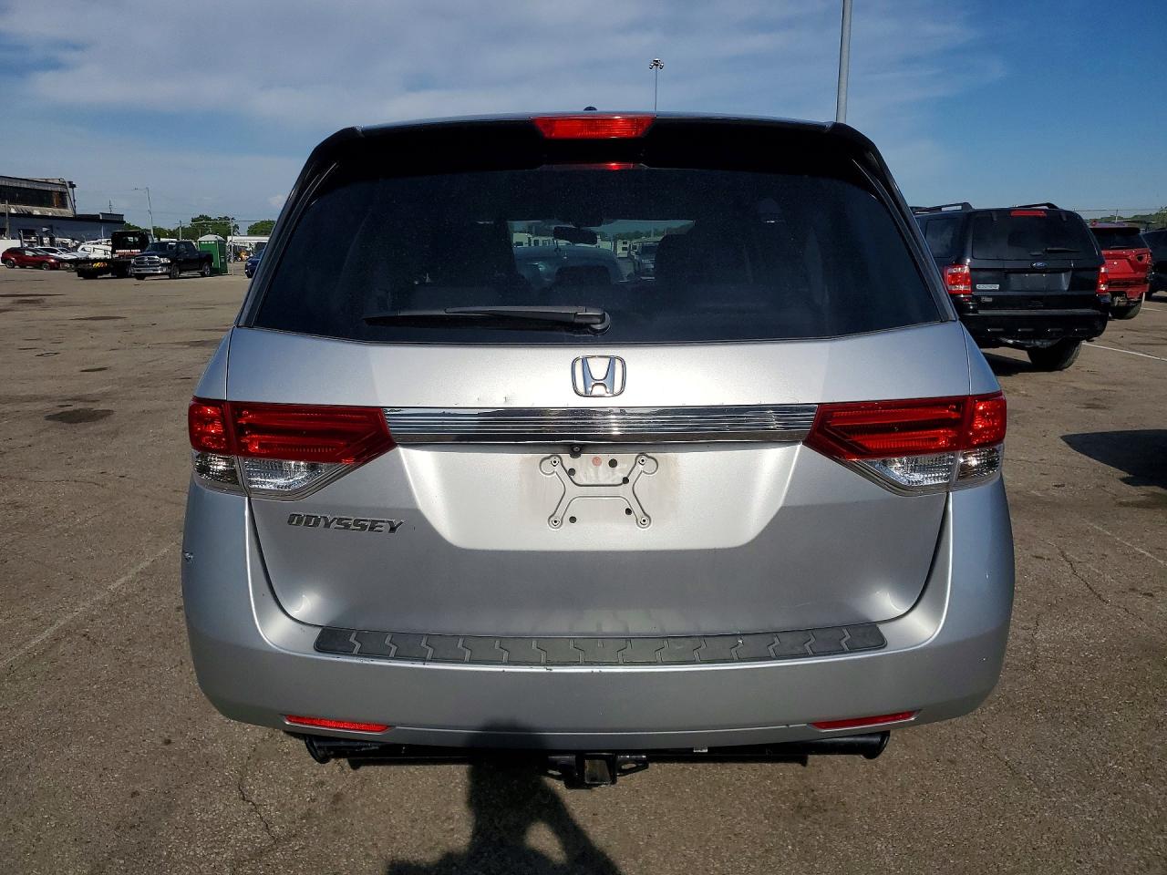 2014 Honda Odyssey Exl Silver vin: 5FNRL5H65EB081770