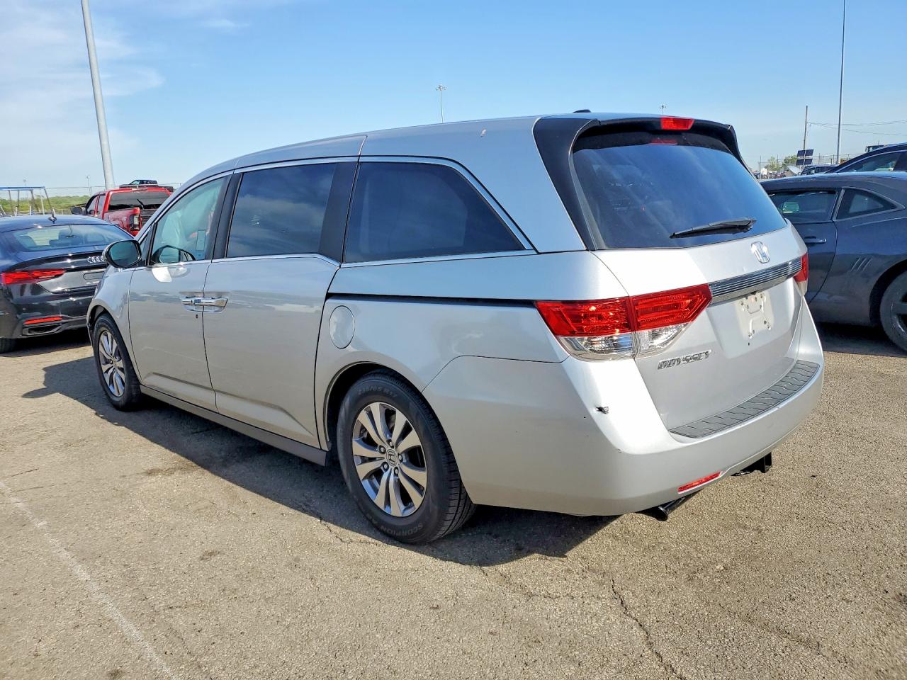 2014 Honda Odyssey Exl Silver vin: 5FNRL5H65EB081770