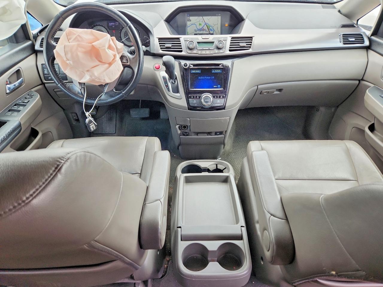 2014 Honda Odyssey Exl Silver vin: 5FNRL5H65EB081770