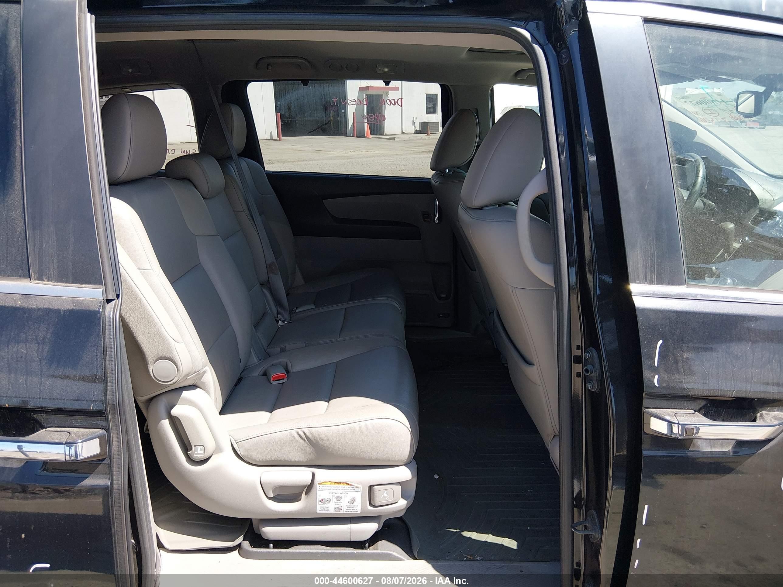 2014 Honda Odyssey Ex-l Black vin: 5FNRL5H65EB083096