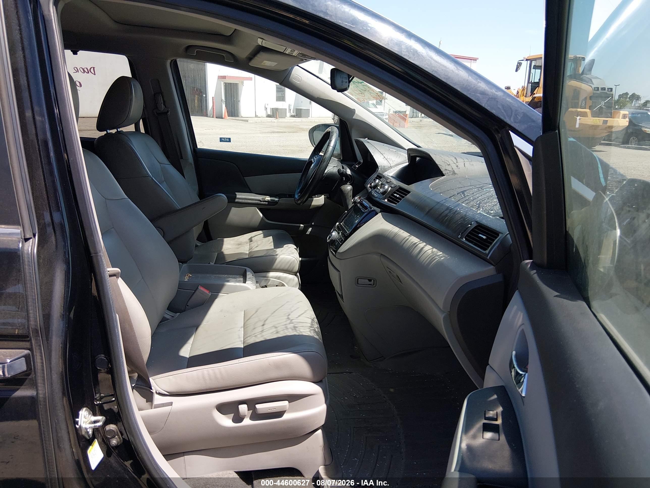 2014 Honda Odyssey Ex-l Black vin: 5FNRL5H65EB083096