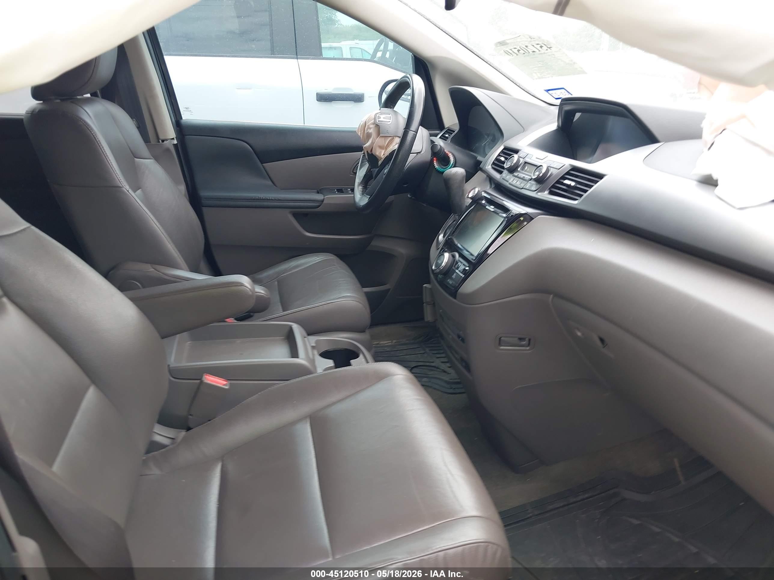 2014 Honda Odyssey Ex-l Black vin: 5FNRL5H65EB101340