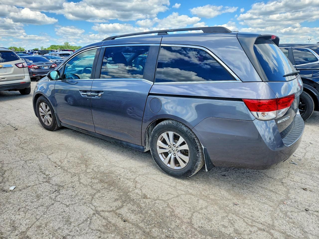 2014 Honda Odyssey Exl Серый vin: 5FNRL5H65EB130949