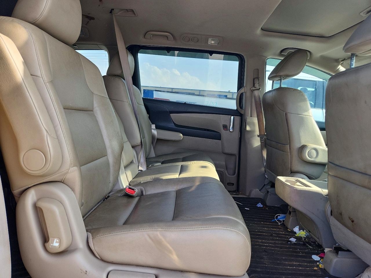 2014 Honda Odyssey Exl Burgundy vin: 5FNRL5H65EB137240