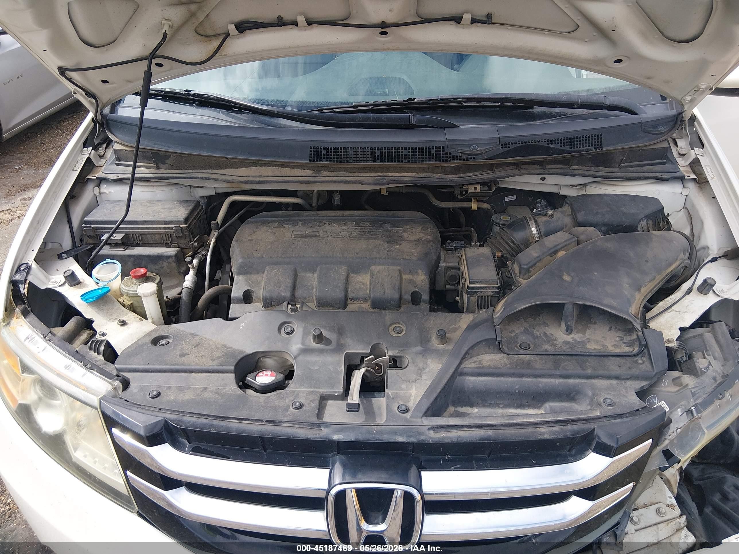 2014 Honda Odyssey Ex-l Белый vin: 5FNRL5H65EB139327