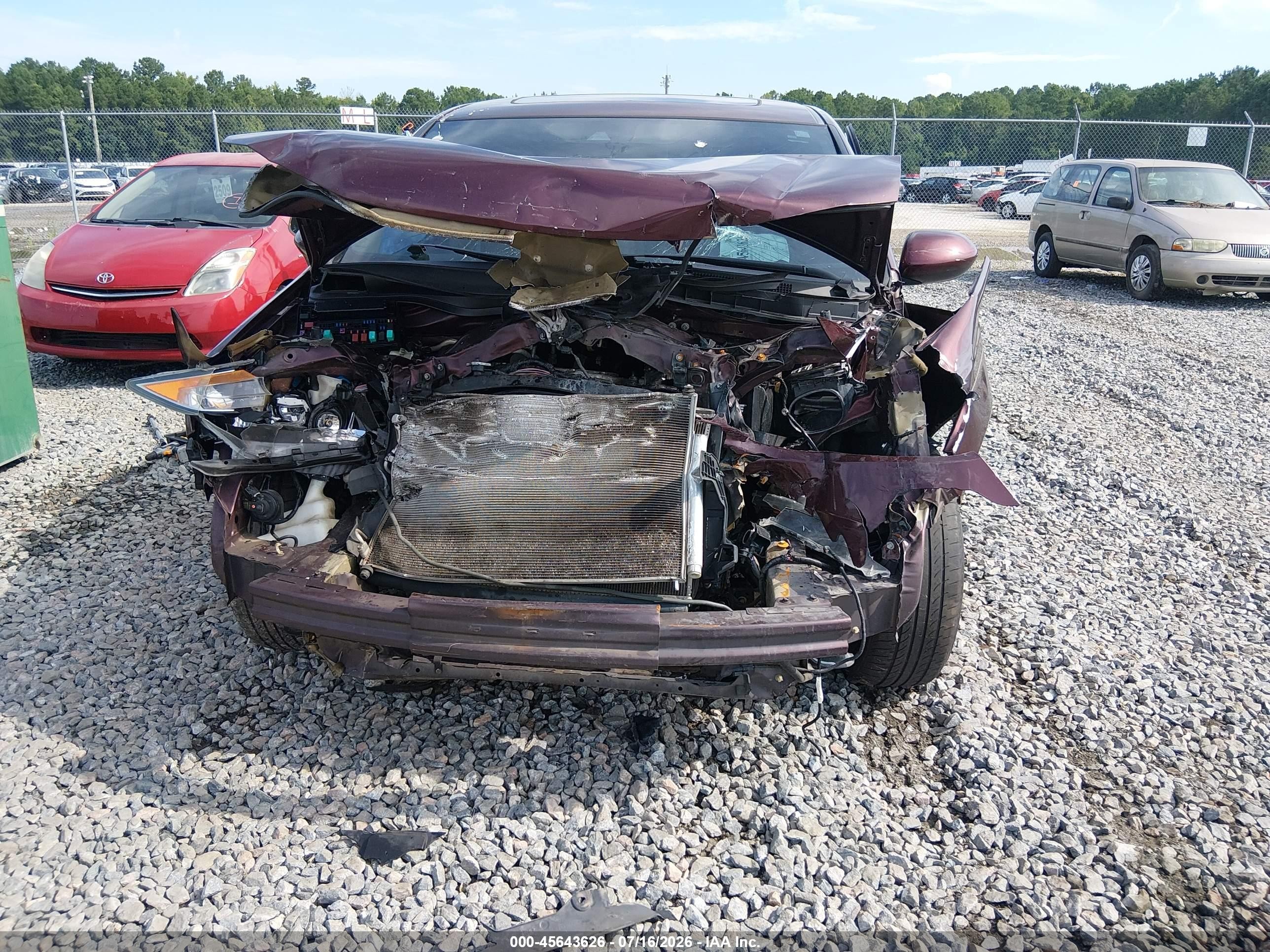2015 Honda Odyssey Ex-l Burgundy vin: 5FNRL5H65FB015172
