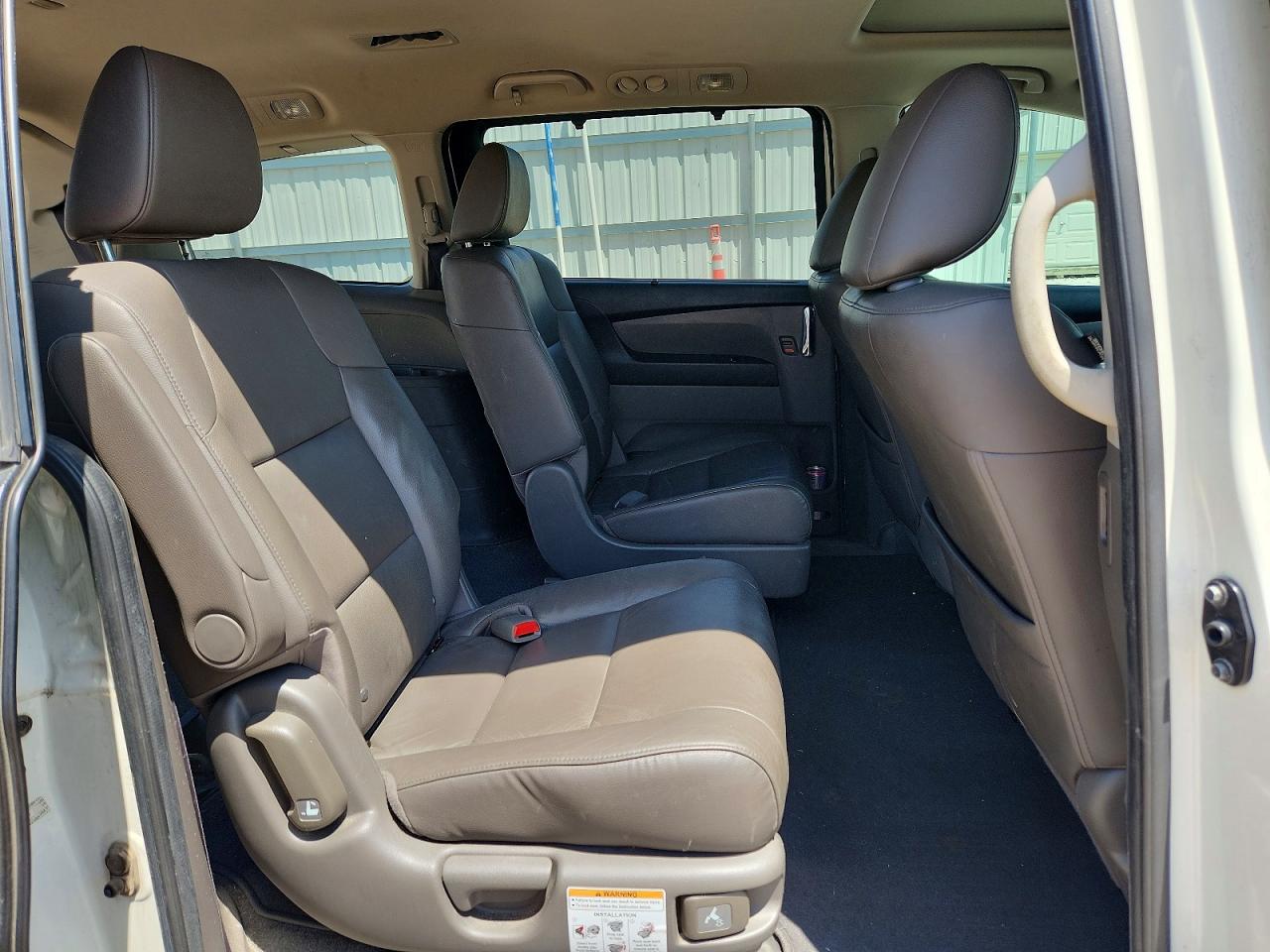 2015 Honda Odyssey Exl White vin: 5FNRL5H65FB024731