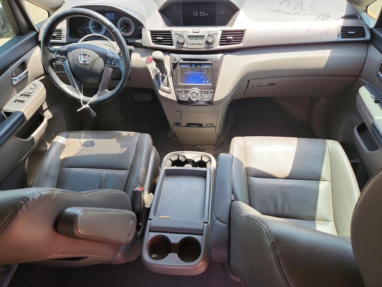 2015 Honda Odyssey Exl White vin: 5FNRL5H65FB024731