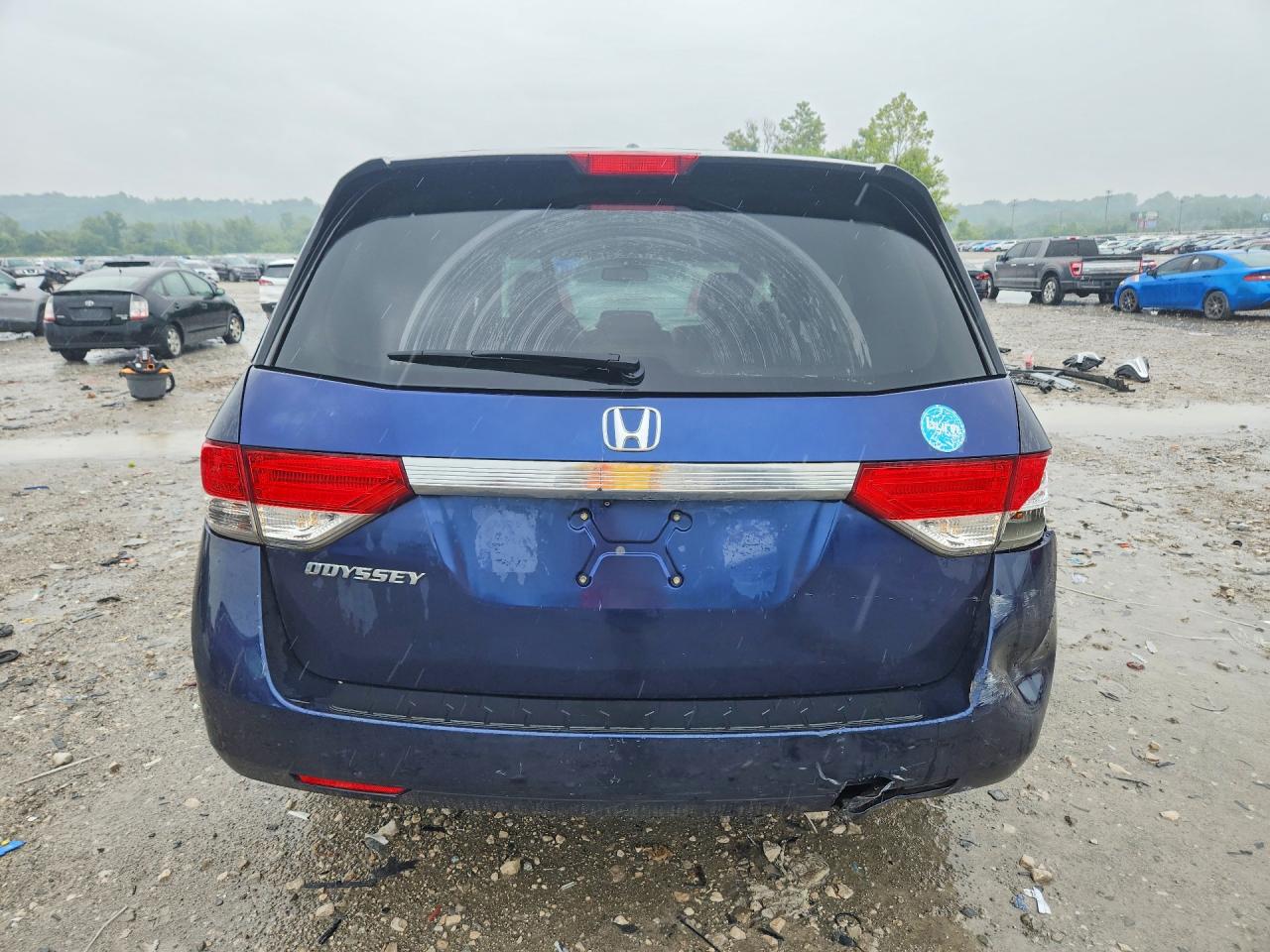2015 Honda Odyssey Exl Blue vin: 5FNRL5H65FB027953