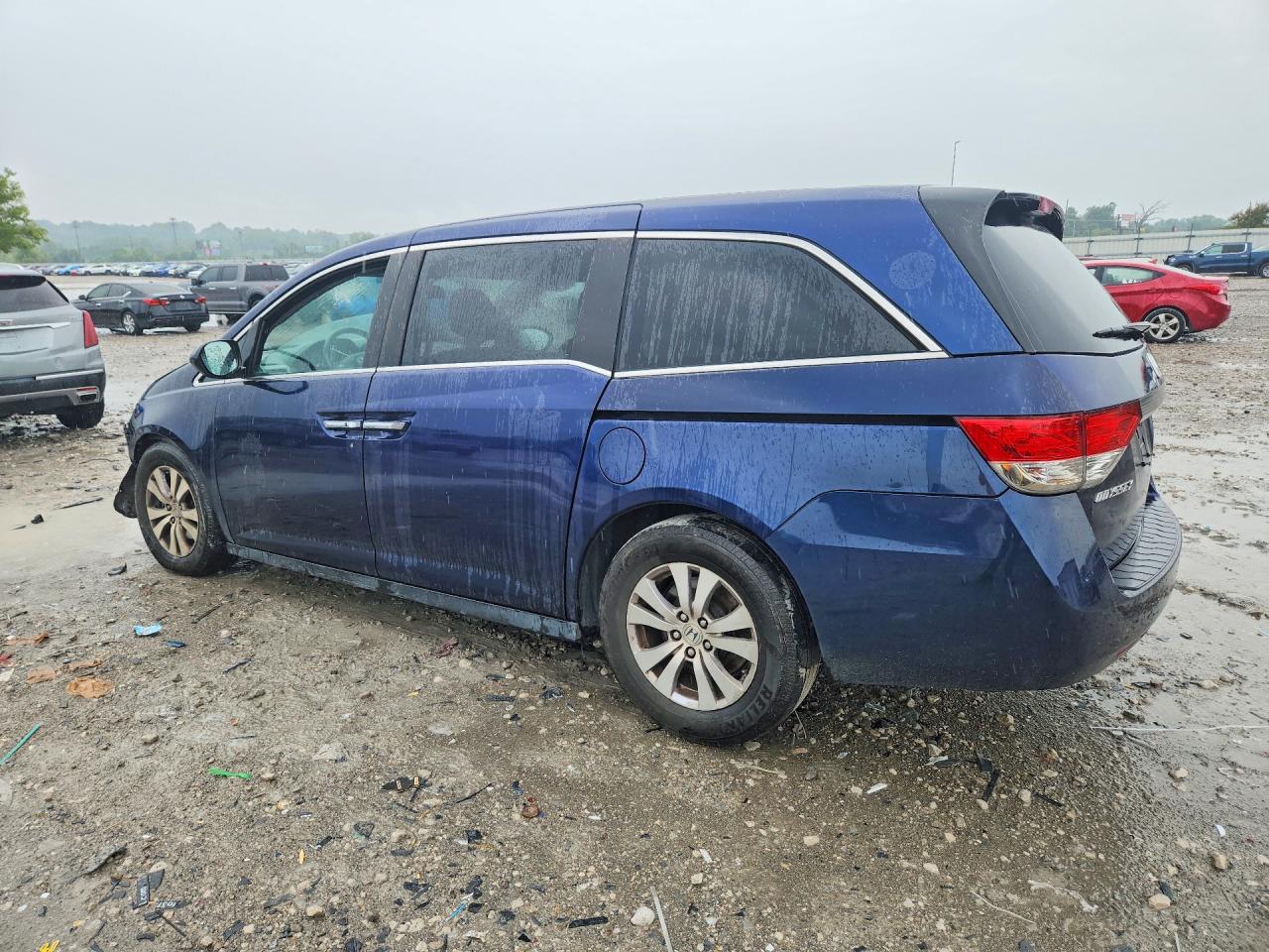 2015 Honda Odyssey Exl Blue vin: 5FNRL5H65FB027953