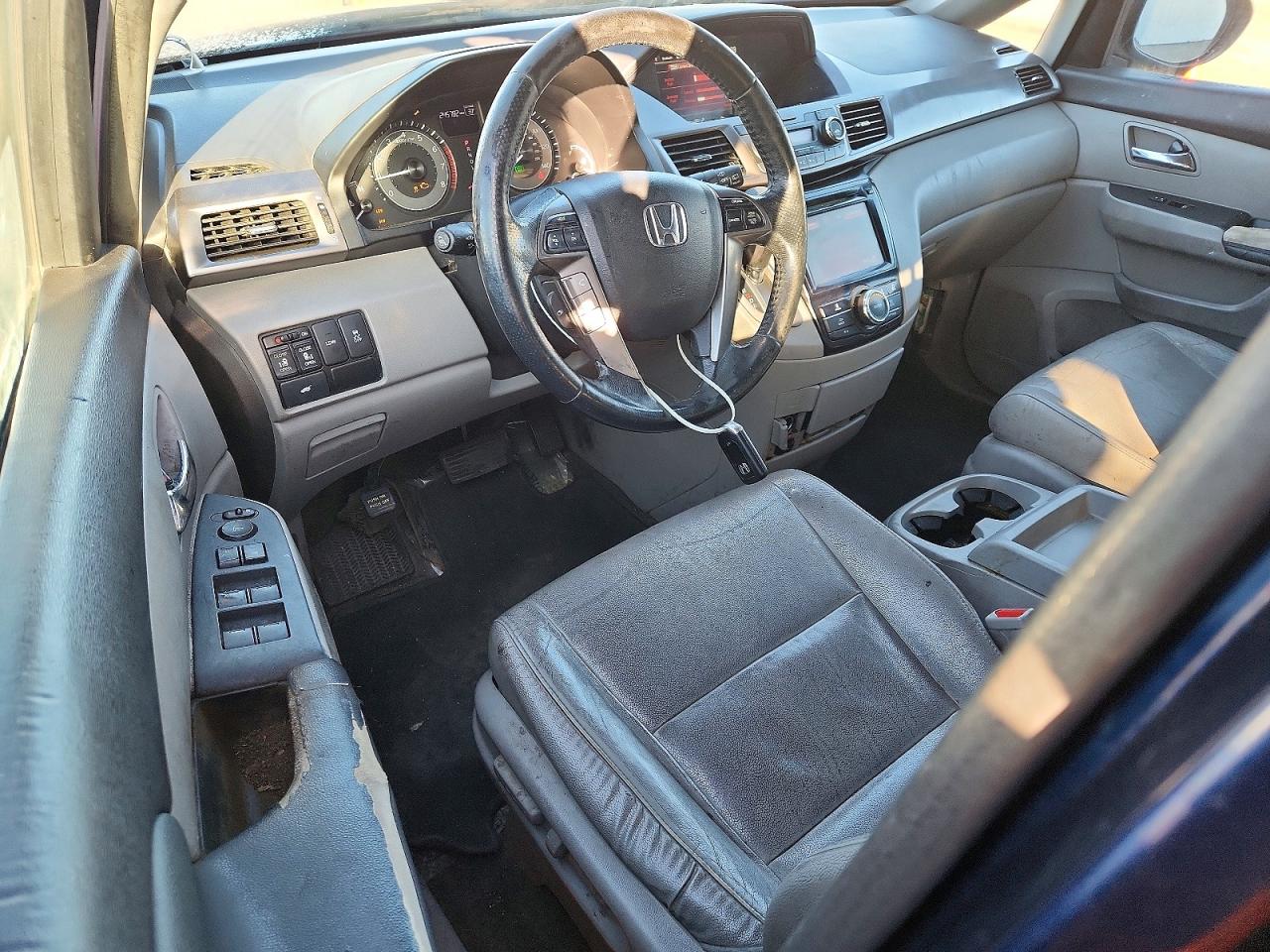 2015 Honda Odyssey Exl Blue vin: 5FNRL5H65FB029248