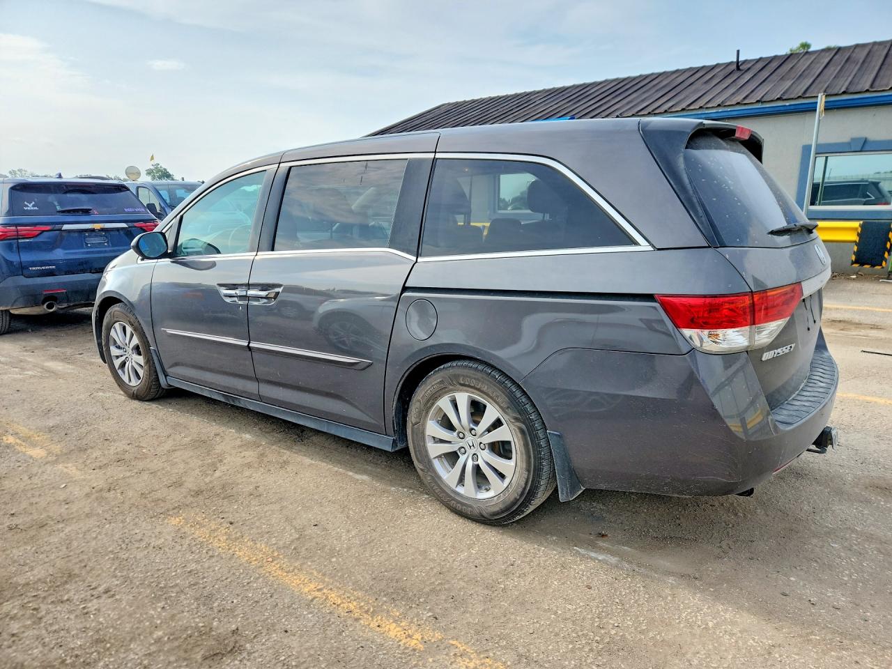 2015 Honda Odyssey Exl Gray vin: 5FNRL5H65FB041934