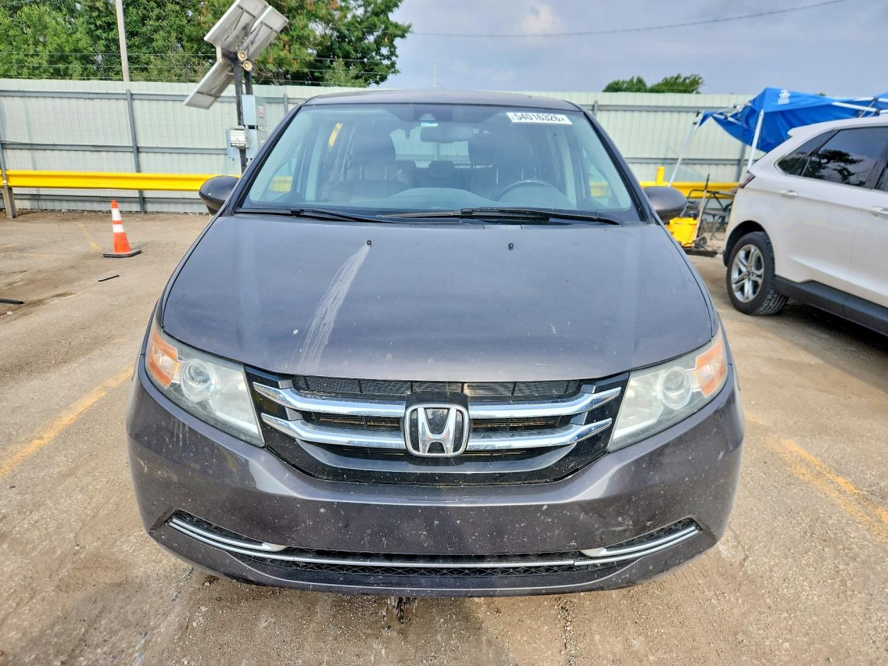 2015 Honda Odyssey Exl Gray vin: 5FNRL5H65FB041934