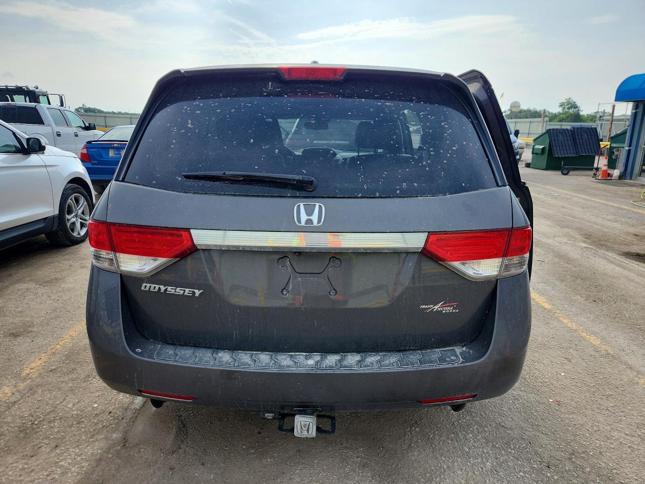 2015 Honda Odyssey Exl Gray vin: 5FNRL5H65FB041934