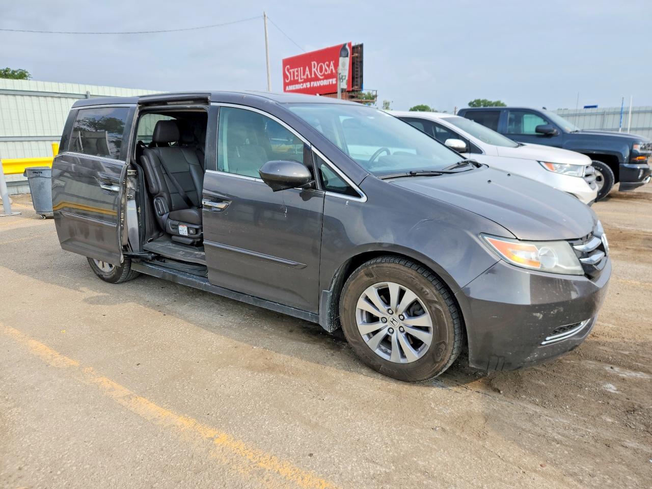 2015 Honda Odyssey Exl Gray vin: 5FNRL5H65FB041934