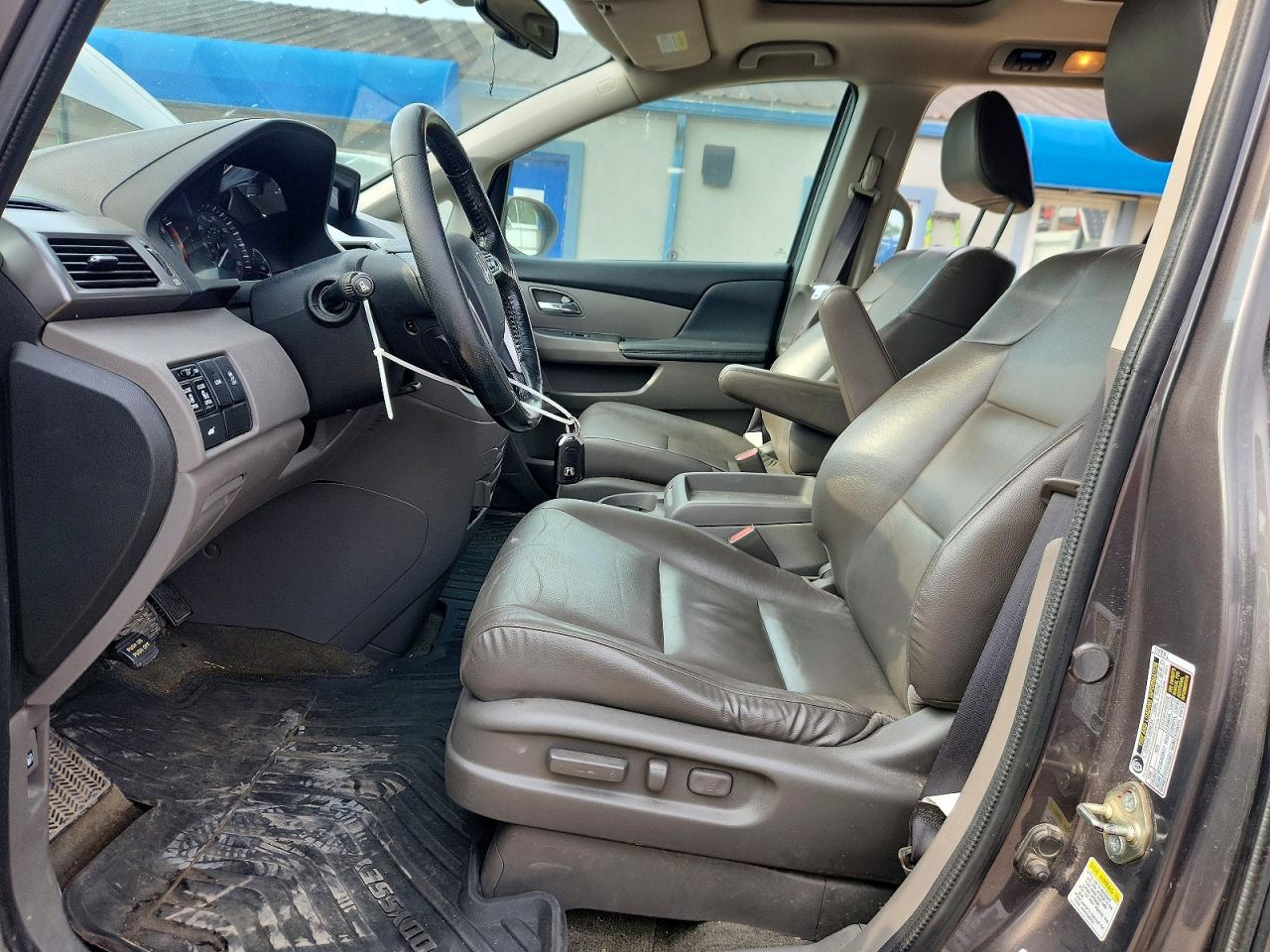 2015 Honda Odyssey Exl Gray vin: 5FNRL5H65FB041934