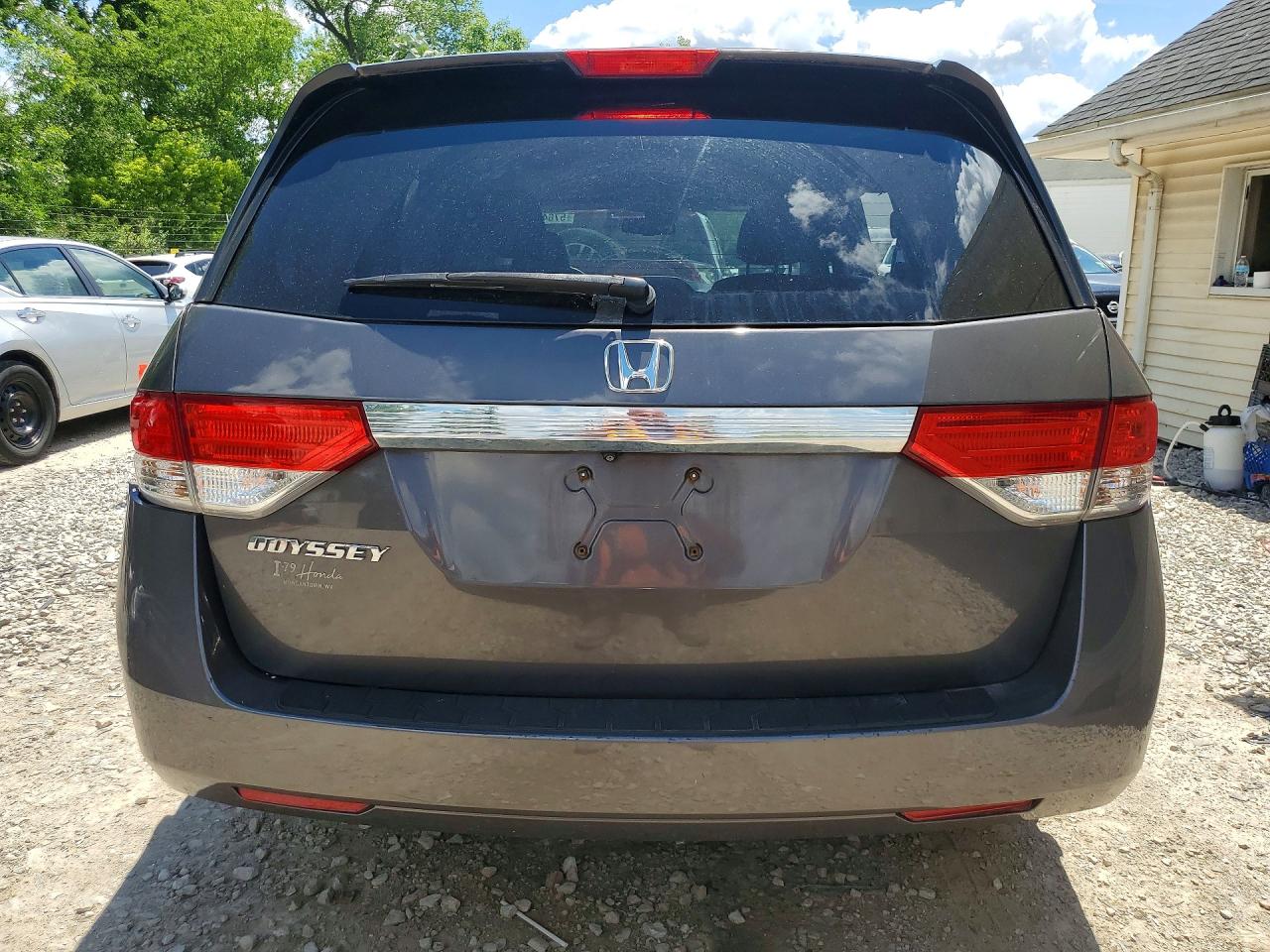 2015 Honda Odyssey Exl Gray vin: 5FNRL5H65FB046308
